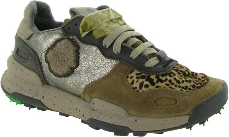 Satorisan Leopard Warm Taupe Schoenen Green Dames