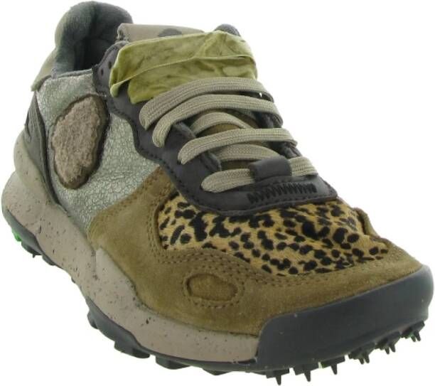 Satorisan Leopard Warm Taupe Schoenen Green Dames