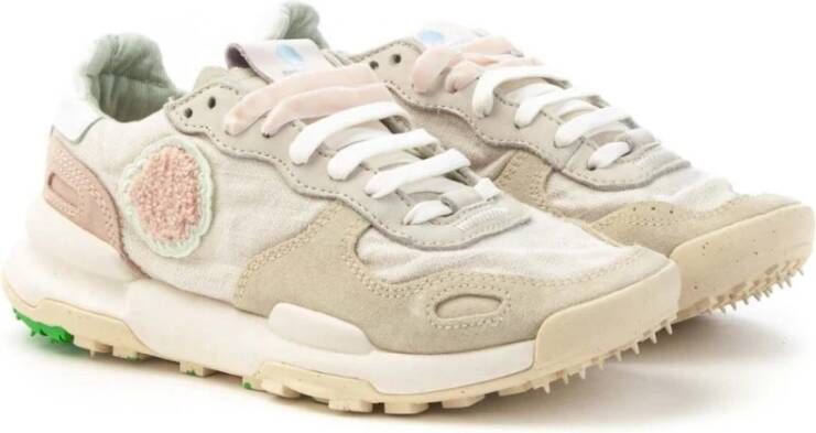 Satorisan Linnen Sneakers Beige Dames