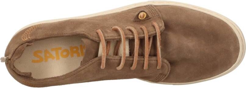 Satorisan Sneakers Bruin Brown Heren