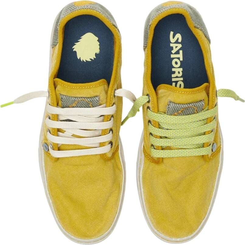 Satorisan Sneakers Geel Heren