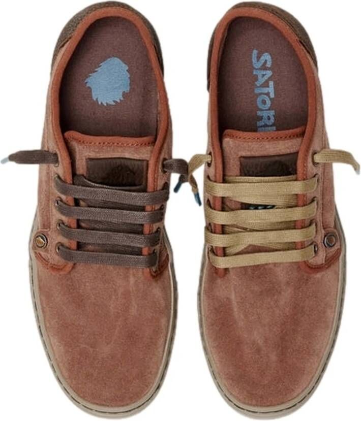 Satorisan Suede Faded Chestnut Veterschoenen Brown Heren