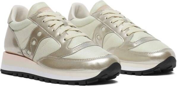 Saucony Beige Jazz Triple Sneakers voor vrouwen Beige Dames