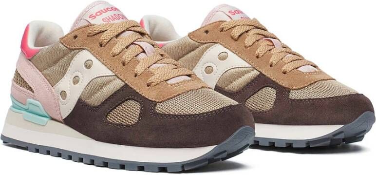 Saucony Beige Sneakers met EVA-demping Beige Dames