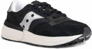 Saucony Bicolor stoffen sneaker damescollectie Black Dames