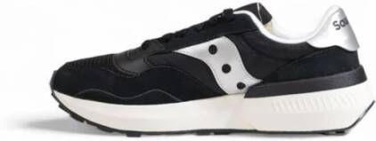 Saucony Bicolor stoffen sneaker damescollectie Black Dames