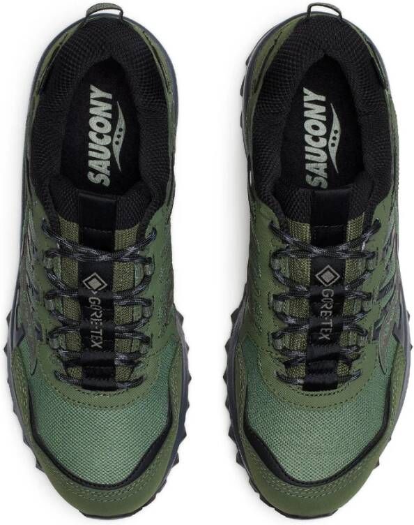 Saucony Bos Zwart Grid Peak Schoenen Green Heren