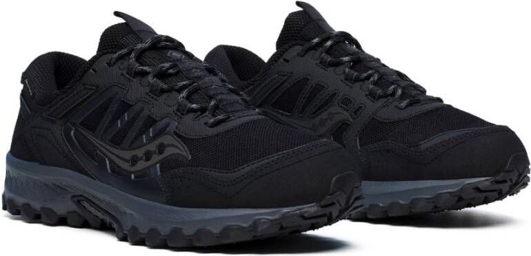 Saucony Grid Peak Gore-Tex Zwarte Schoenen Black Heren