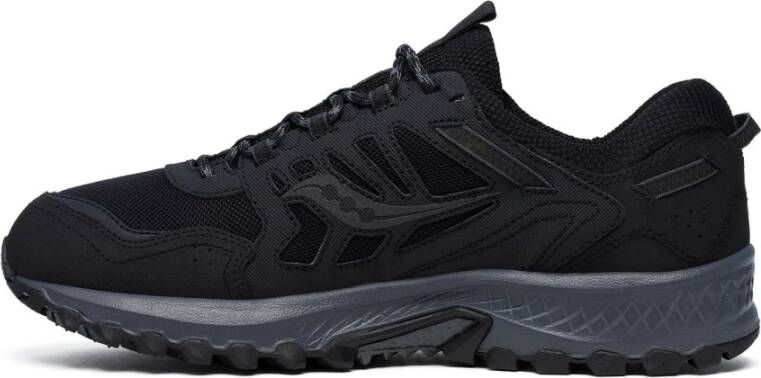 Saucony Grid Peak Gore-Tex Zwarte Schoenen Black Heren