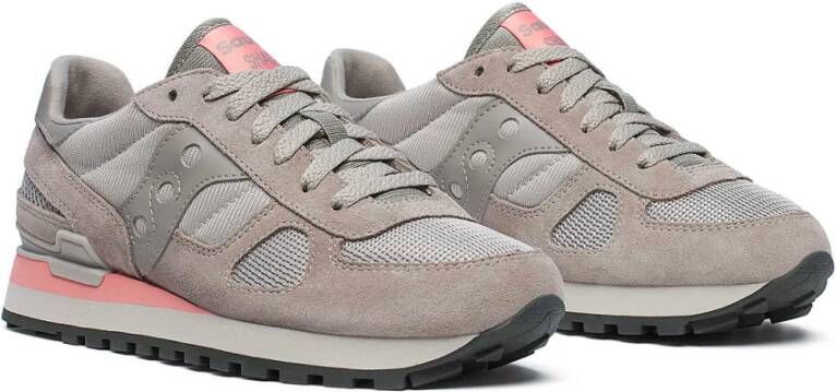 Saucony Grijze Sneakers met Wolkeneffect Tussenzool Gray Dames