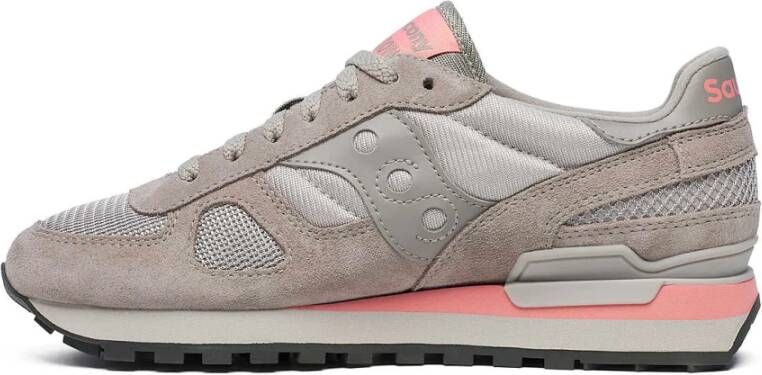 Saucony Grijze Sneakers met Wolkeneffect Tussenzool Gray Dames