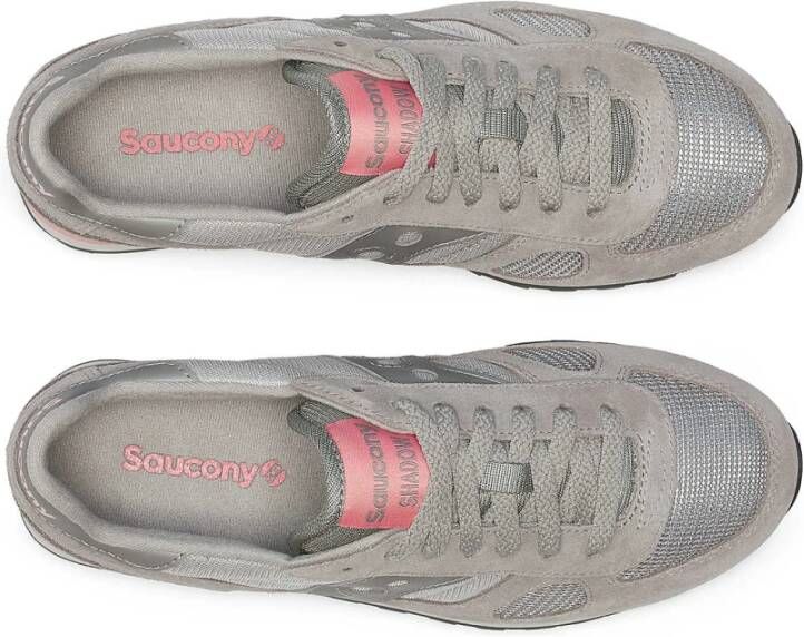 Saucony Grijze Sneakers met Wolkeneffect Tussenzool Gray Dames