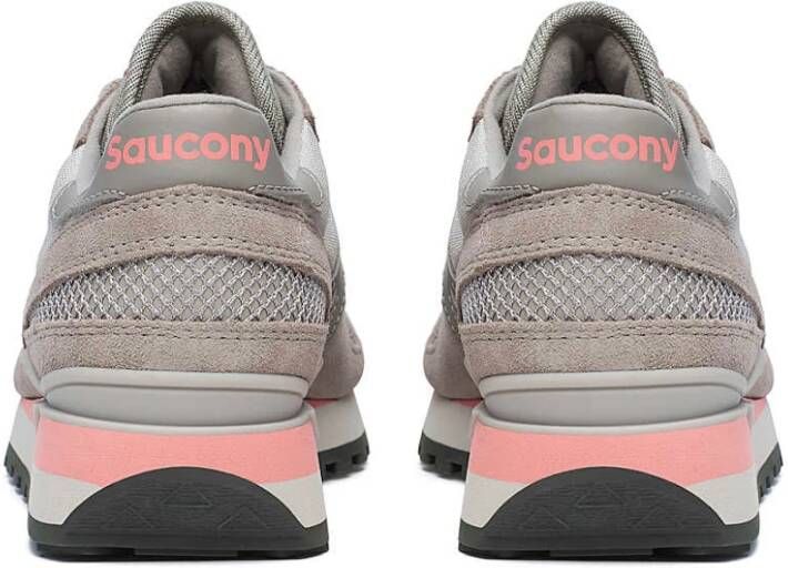 Saucony Grijze Sneakers met Wolkeneffect Tussenzool Gray Dames