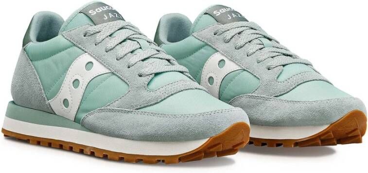 Saucony Groene Jazz O Sneakers Lichtgewicht Comfort Stijl Green Dames