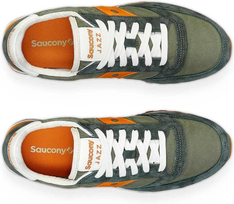 Saucony Groene Sneakers met Stonewash Design Multicolor Heren