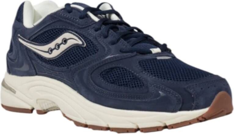 Saucony Heren Leren Sneakers Collectie Blue Heren