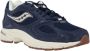 Saucony Blauwe Leren Sneakers met Rubberen Zool Blue Heren - Thumbnail 2