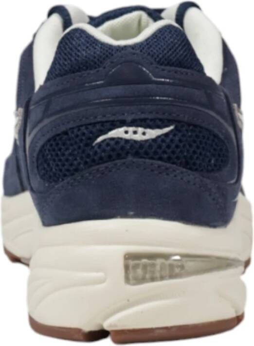 Saucony Heren Leren Sneakers Collectie Blue Heren