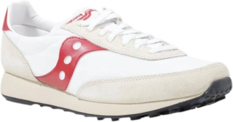 Saucony Heren Sneakers Leer Textiel Synthetisch Collectie White Heren