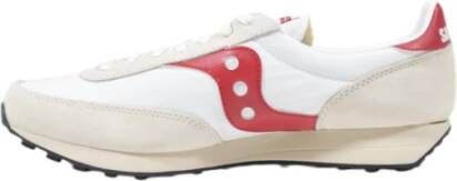 Saucony Heren Sneakers Leer Textiel Synthetisch Collectie White Heren