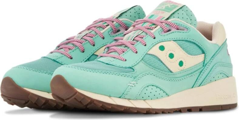 Saucony Klassieke Sneakers Unisex Textiel Suède Blue Heren