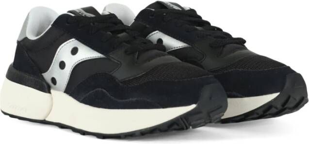 Saucony Leren en stoffen sneakers Jazz NXT Black Dames