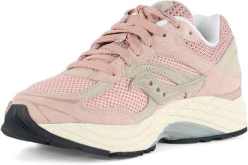 Saucony Leren en stoffen sneakers Progrid Omni 9 Pink Dames