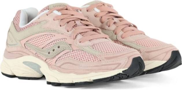 Saucony Leren en stoffen sneakers Progrid Omni 9 Pink Dames