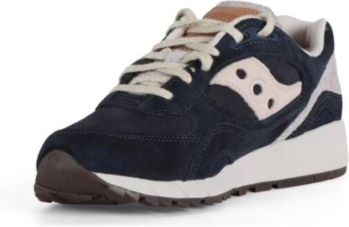 Saucony Leren en stoffen sneakers Shadow 6000 Blue Heren