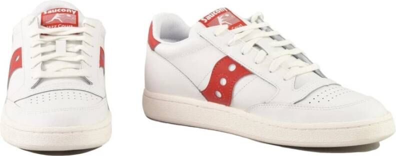 Saucony Leren sneakers met rubberen zool White Heren