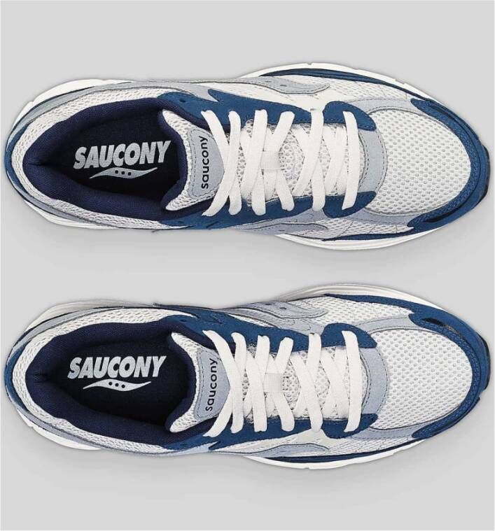 Saucony Licht Zand Marineblauw Hardloopschoenen Blue Heren