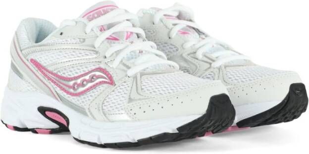 Saucony Mesh en Eco-leer Sneakers Ride Millennium White Dames