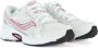 Saucony Mesh en Eco-leer Sneakers Ride Millennium White Dames - Thumbnail 3