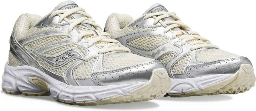 Saucony Millennium Cream Silver Hardloopschoenen White Dames