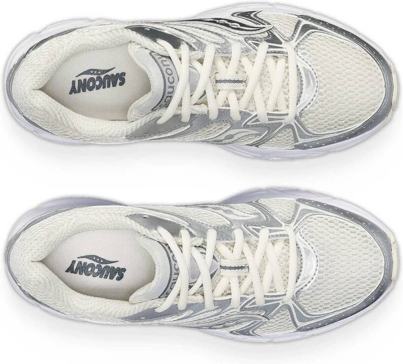 Saucony Millennium Cream Silver Hardloopschoenen White Dames