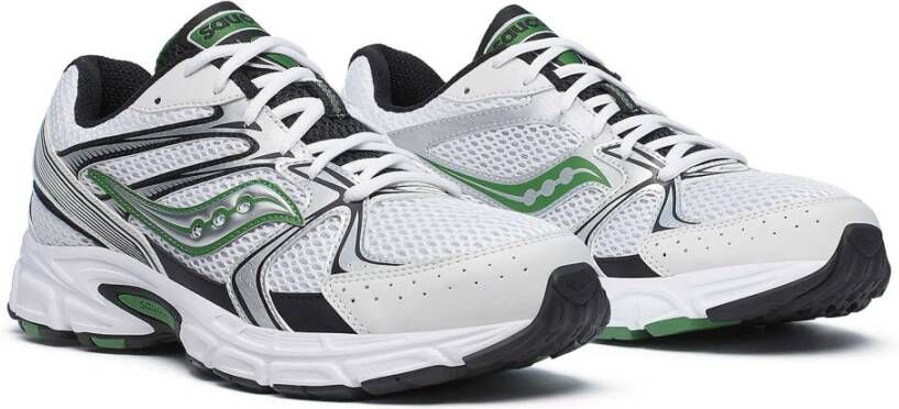 Saucony Millennium Wit Groen Hardloopschoenen Multicolor Dames