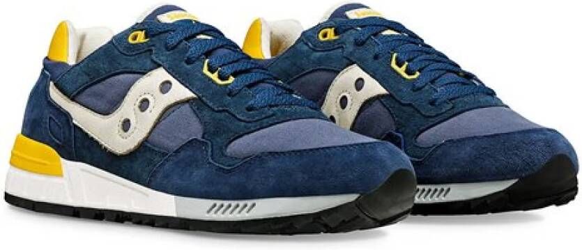 Saucony Navy Geel Shadow 5000 Sneakers Multicolor Heren