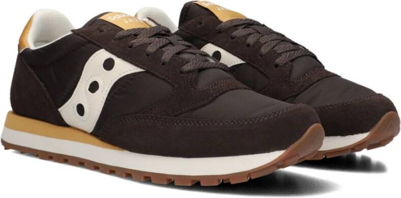 Saucony Originele Jazz Heren Sneakers Bruin Brown Heren