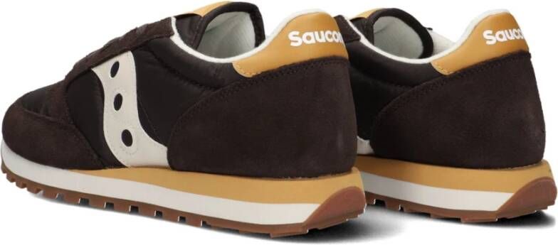 Saucony Originele Jazz Heren Sneakers Bruin Brown Heren