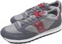 Saucony Originele Jazz Sneakers Grijs Donkerrood Gray Heren - Thumbnail 3