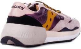 Saucony Paars Roze Suède Sneakers Multicolor Dames