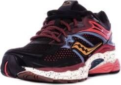 Saucony Rode Sneakers Leren Rubberen Zool Red Heren