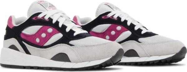 Saucony Roze Mesh Sneakers Shadow 6000 Multicolor Heren