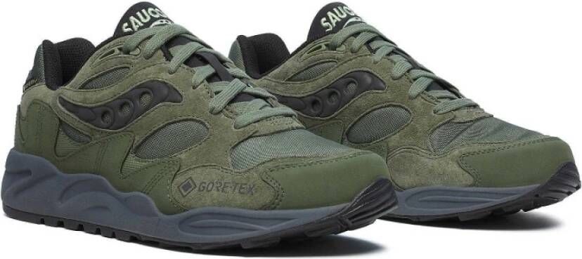 Saucony Shadow 2 GTX Waterdichte hardloopschoenen Green Heren