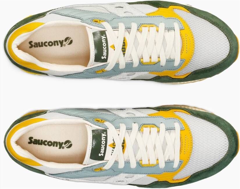 Saucony Shadow 5000 Grijs Groen en Beige Schoenen Multicolor Heren