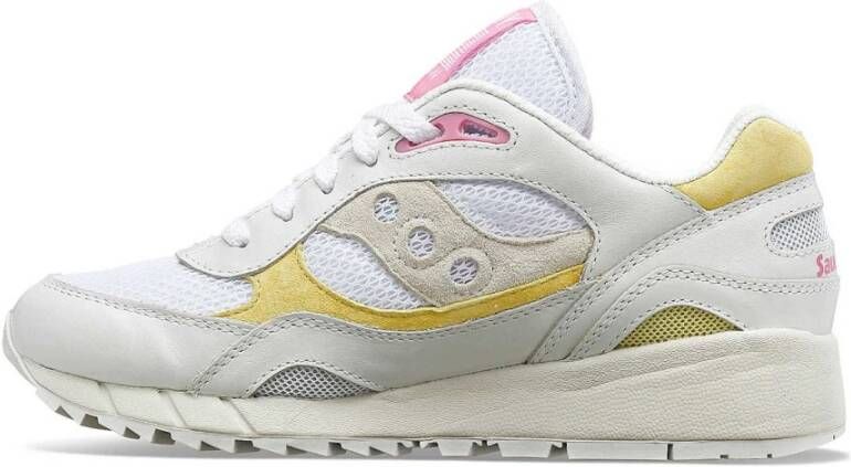 Saucony Shadow 6000 Sneakers Suède White Dames