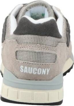 Saucony Mesh Inzet Suède Sneakers Grijs Heren