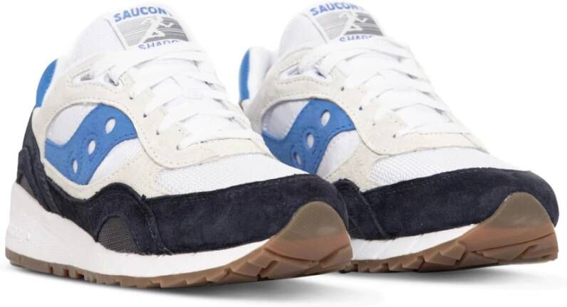 Saucony Witte Shadow-6000 Sneakers Wit Heren