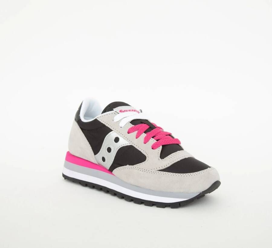 Saucony Dames Sneakers van Leerblend Zwart Dames