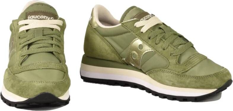 Saucony Stijlvolle Sneakers met Rubberen Zool Green Dames